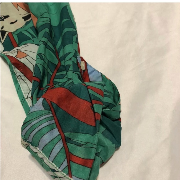 ⬇️$22 Talbots Jungle Tropical print blouse top - Picture 8 of 8